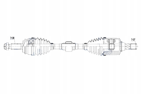 фото №11, Полуось приводная jeep compass 2wd 4wd 2.0 2.4 -14 atm левая nty