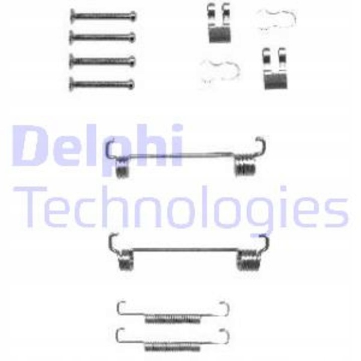 фото №14, Ly1344 delphi комплект монтажный тормозная колодка citroen