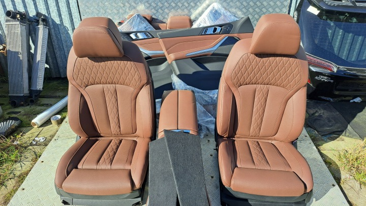 фото №9, Bmw x5 g05 рестайлінг 2023 рік сидіння сидіння оббивка merino coffee нове