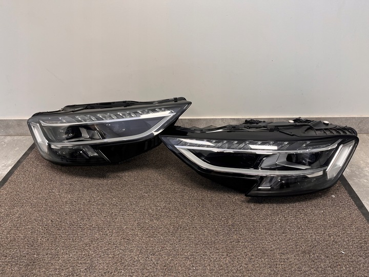 фото №1, Комплект лампа l+p audi a8 d5 рестайлінг 22 повний led matrix 4n0941035c/036c оригінальний номер