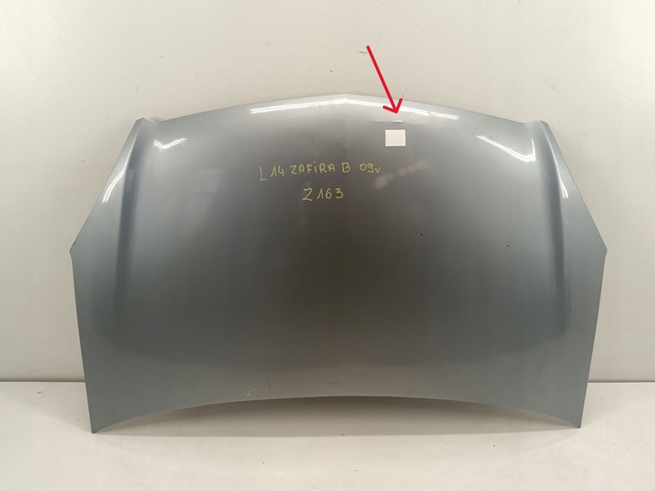 фото №1, Капот кришка двигуна opel zafira b 05-11 z163