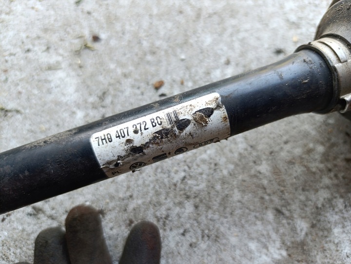 фото №9, Vw t5 2.5 tdi полуось длинная правая перед механическая коробка передач 7h0407272bc