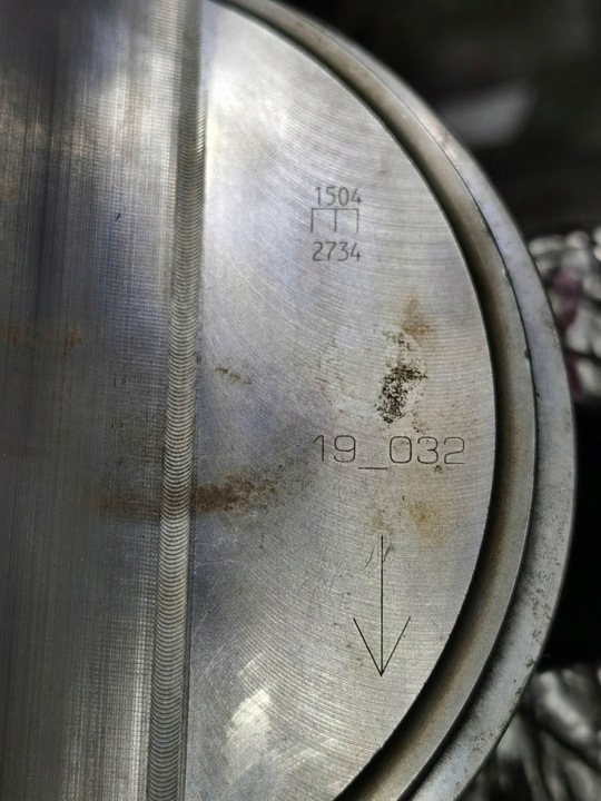 фото №5, Кований поршень c20xe doprężajacy + кований шатун з natryskiem na кришка