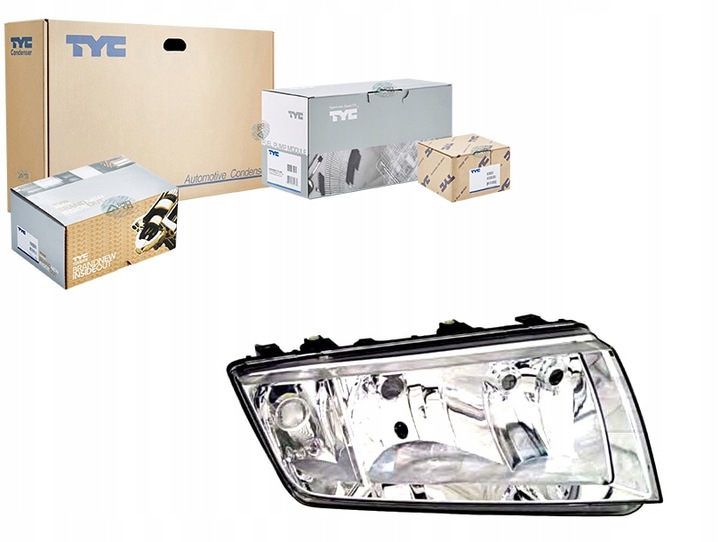 фото №1, Tyc фара h3/h7 електричний колір вкладиш: chr