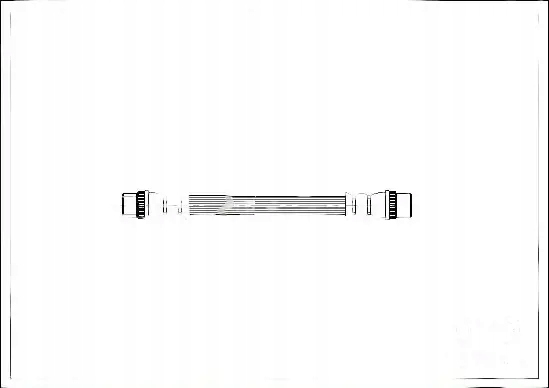 фото №1, Шланг гальмівний гнучкий зад 19018158 corteco