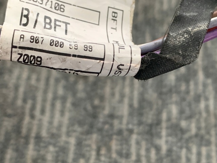 фото №8, Mercedes sprinter w907 311 жгут установка дверь левый перед оригинал