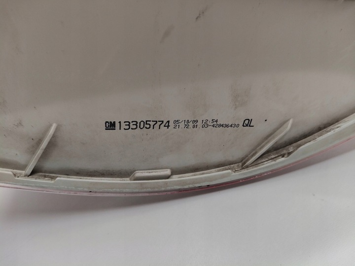 фото №8, Лампа левый зад левая задняя opel zafira b рестайлинг 13305774