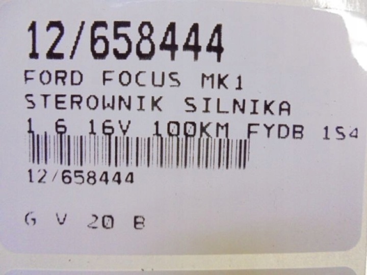 фото №6, Focus mk1 комп'ютер 1s4f-12a650-ajb 1,6 16v feel