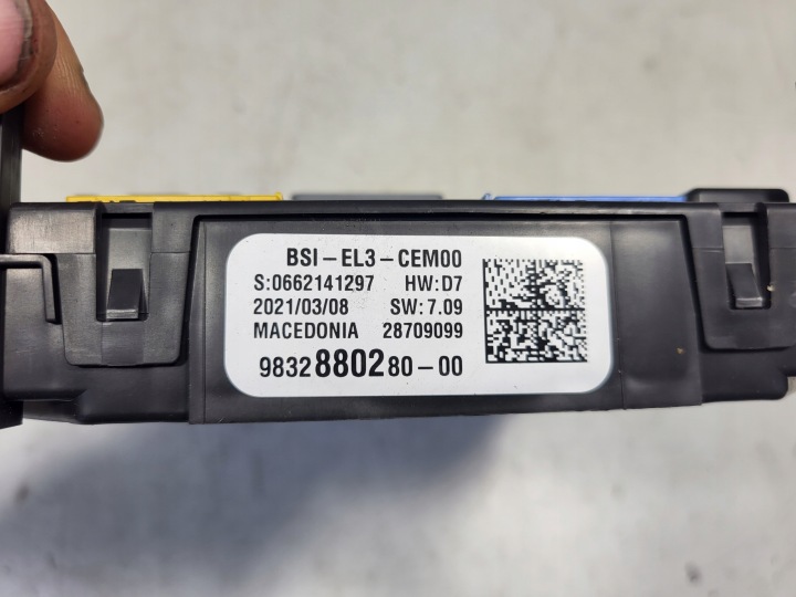 фото №7, Модуль коробка bsi citroen berlingo iii 18- 1.5bhdi 9832880280