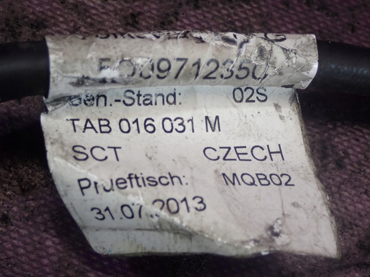 фото №5, Octavia iii 3 13- 1,2 tsi джгут електричний клема мінус mi5owa q0971235c