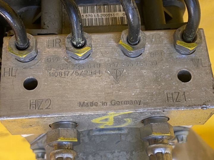 фото №9, Блок управления abs bosch porsche 911 997 3.8 gts рестайлинг