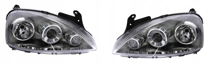 фото №1, 2x фара лампа перед ліва права opel corsa c 2003-2010