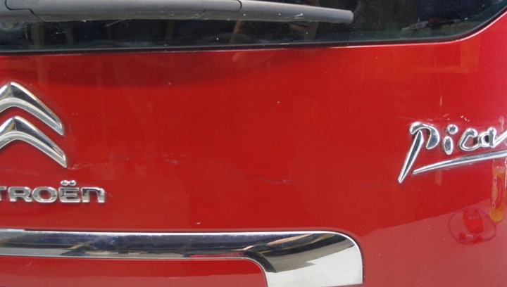 фото №7, Крышка багажника зад citroen c3 picasso рестайлинг k489