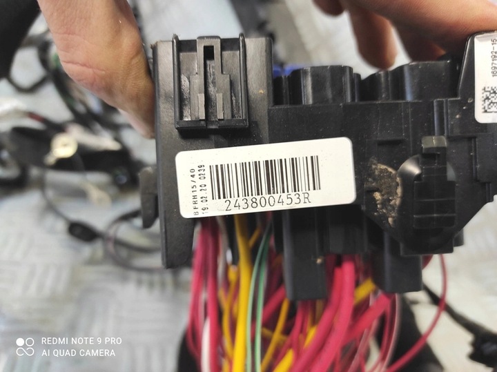 фото №11, Установка джгут кабіни wnętrzna консолі renault grand scenic iv 243800453