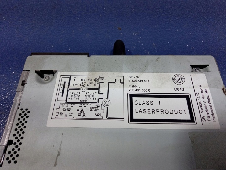 фото №7, Fiat grande punto магнитола cd mp3 заводские oem blaupunkt 7354813000