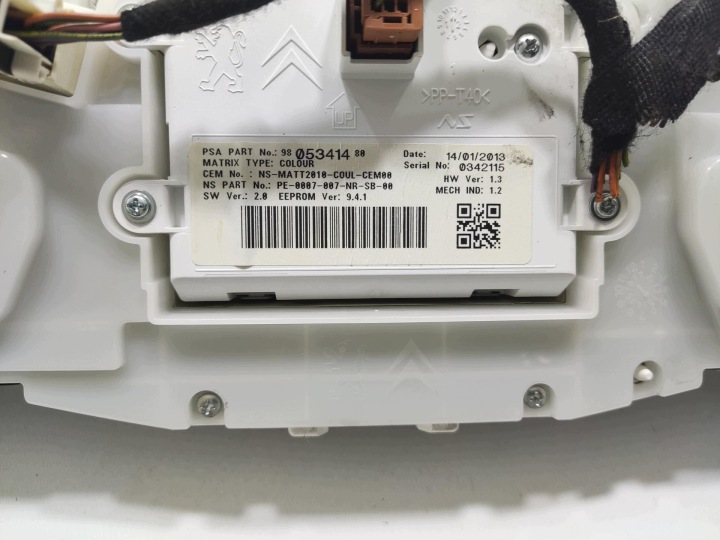 фото №10, Спидометр peugeot 208 i gti 1.6 thp 2012-2015 9805397280 европа