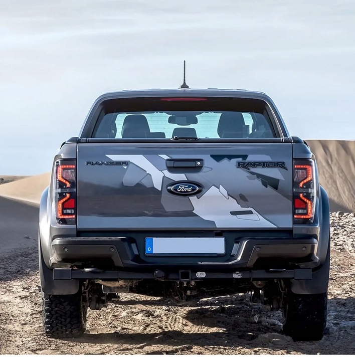 фото №12, Лампи зад kpl vland led neon діоди динамічний ford ranger v 5 mk5 2011-2022