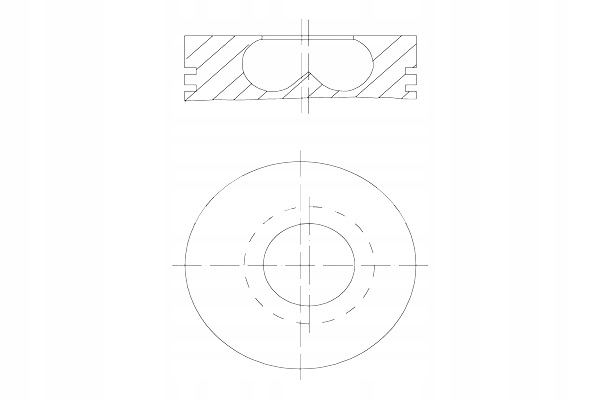 фото №2, Поршень 93 std iveco daily ii rvi messenger 2.5d 01.89-06.99 mahle