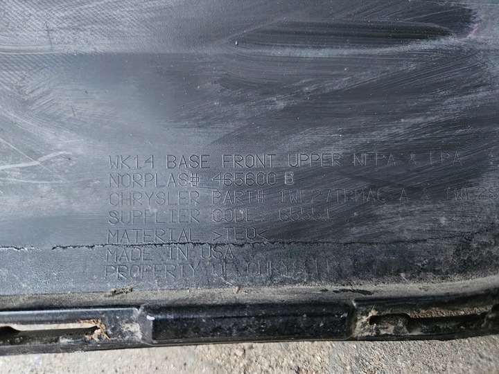 фото №9, Бампер перед переднє jeep grand cherokee wk2 рестайлінг 2014- 465600b повний org