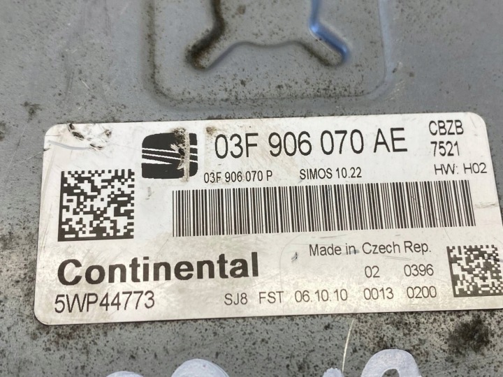 фото №11, Блок керування двигуном (ecu) seat ibiza vw polo 1.2 tsi 03f906070ae 5wp44773