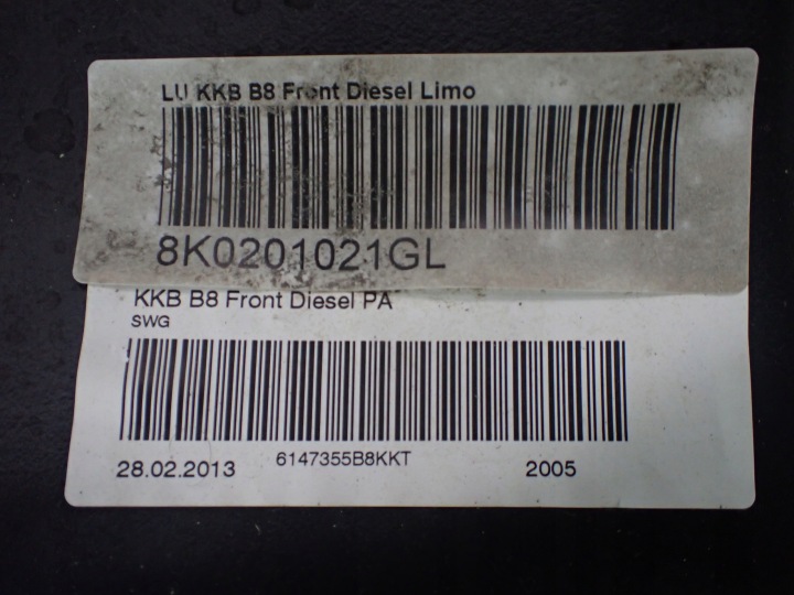фото №10, Bak бак пального audi a4 b8 avant 2008r 3.0 tdi 8k0201085 10494