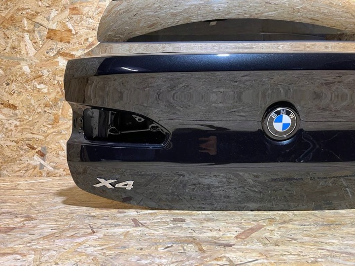 фото №12, Комплектная крышка багажника bmw x4 g02 lci 475 чёрный sapphire 24r оригинал