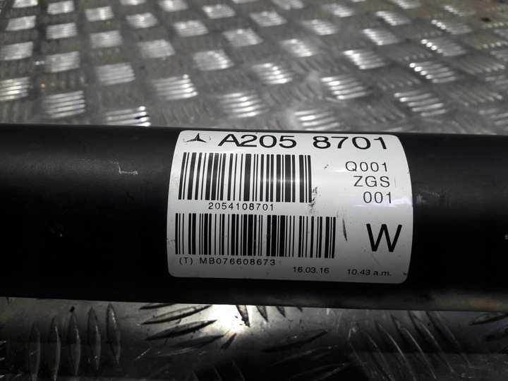 фото №8, Mercedes c w205 wał привідний a2058701 a2054108701