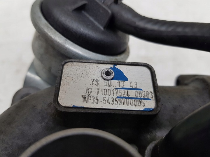 фото №8, Турбонагнітач opel fiat 54359700005 54351014808 73501343 129433 km