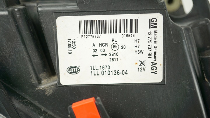 фото №8, Лампа правий перед права передня saab 9-5 ii 2 ng 10-12 2010-2012 uk rhd