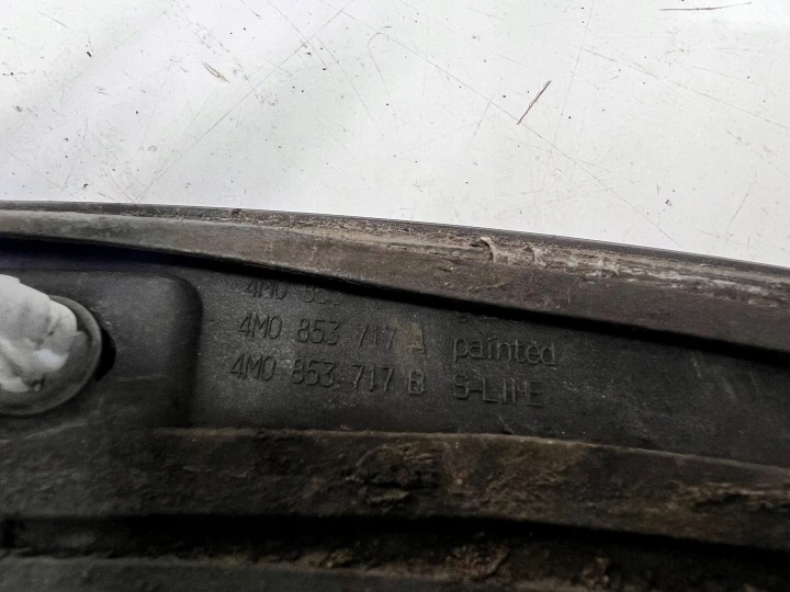 фото №10, Молдинг з крила накладка ліві перед audi q7 4m lz7s sline 4m0853717b