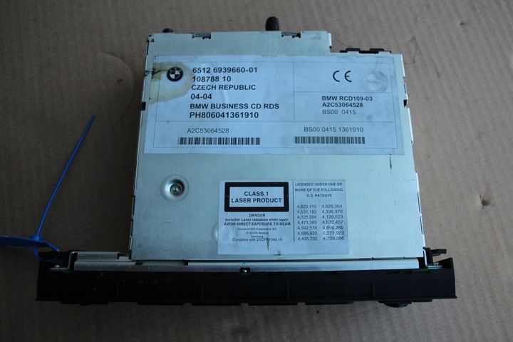фото №6, Радио bmw e46 бизнес cd rds оригинальные 6939660