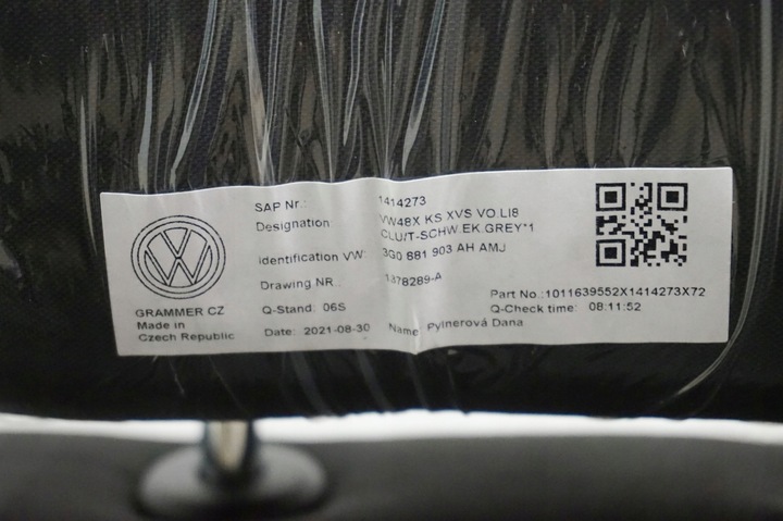 фото №9, Сидіння диван обшивки vw passat b8 рестайлінг