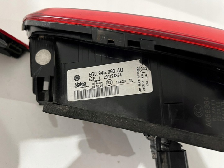 фото №15, Vw golf vii рестайлінг 5g0 лампи зад комплект ліва права