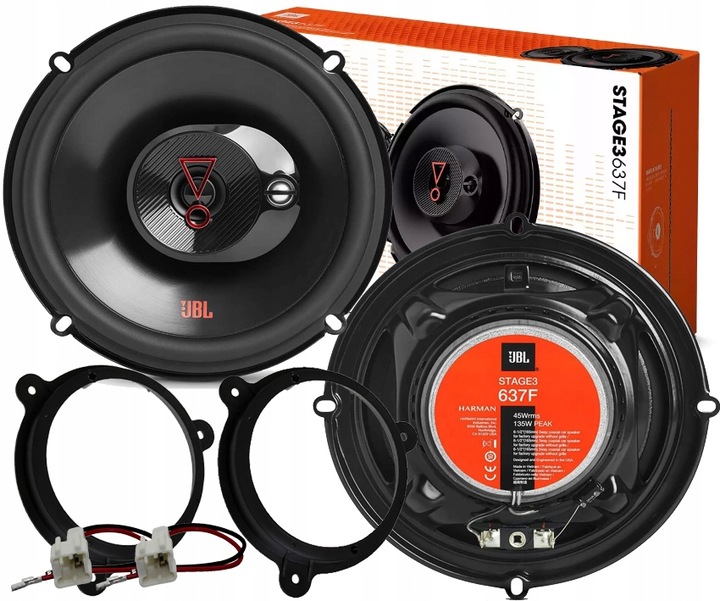 фото №1, Jbl 637 динаміки 3drożne renault captur clio kadjar megane koleos перед