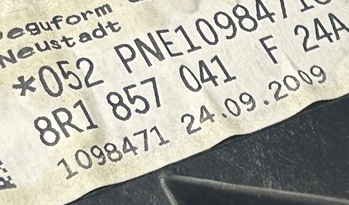 фото №15, Панель консоль подушка безпеки ремені замок запалювання ключ audi q5 i 8r