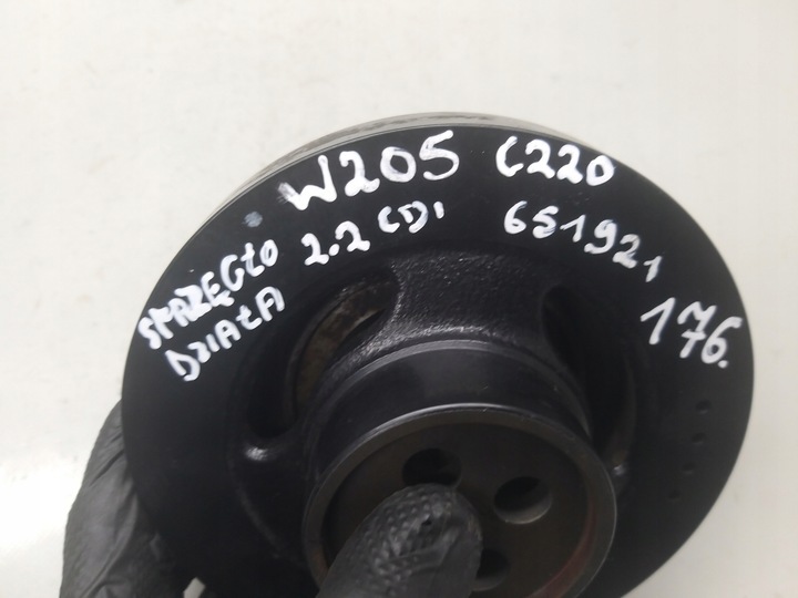 фото №11, Колесо пасове вала mercedes w205 c220 2.2 cdi 651 651921 w253 a6510351712