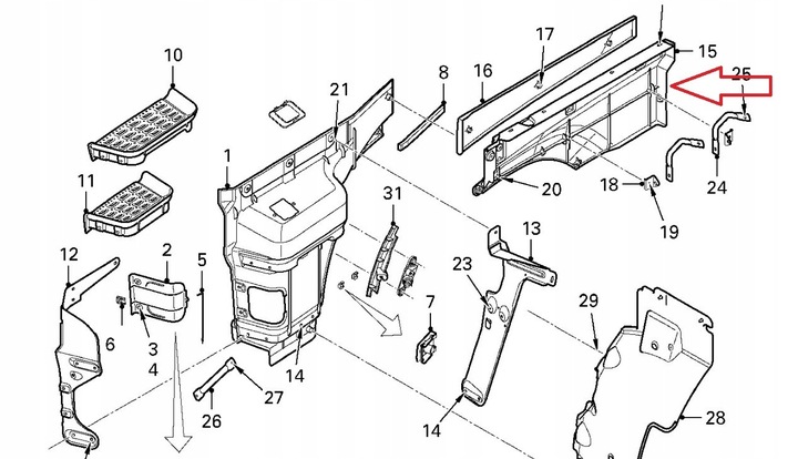 фото №2, Удлинитель обод крыльев правые daf xf106