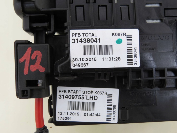 фото №10, Модуль коробка запобіжників акумулятора pfb 31409755 volvo s60 ii v60 i