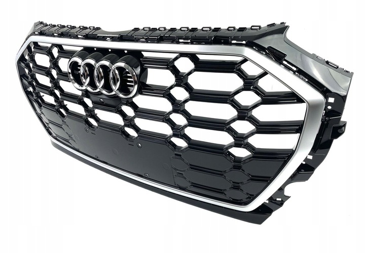 фото №11, Решётка радиатора решётка audi q5 80a рестайлинг s-line 2021+ камера 360