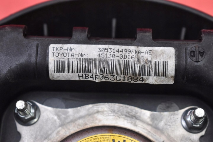 фото №8, Подушка  повітряна подушка водія 45130-0d160 toyota yaris 2 ii 05-09