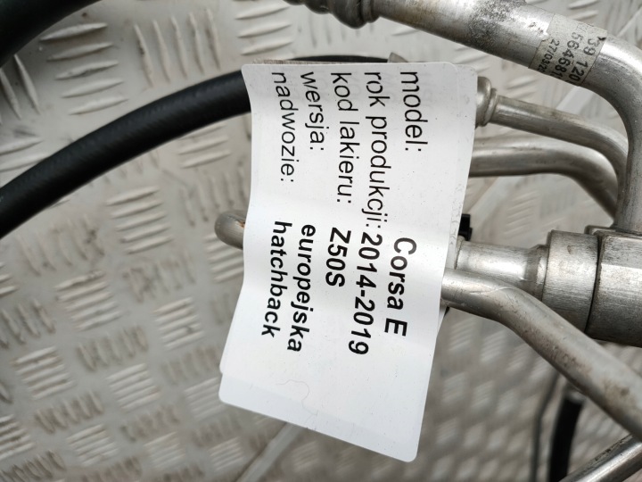 фото №7, Opel corsa e 14-19 1.2 1.4 16v шланг кондиционера трубки шланги oem номер