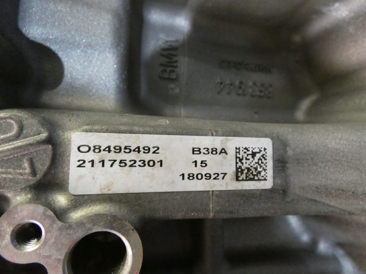 фото №6, Mini bmw f55 f56 f40 f46 f44 1.5 t b38a15a блок двигателя повреждённый