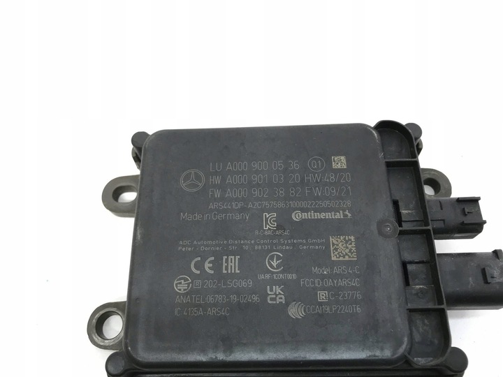 фото №7, Mercedes-benz s w223 2021 радар / датчик дистронік a0009000536