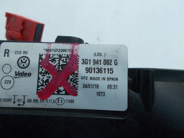 фото №13, Vw passat b8 3g0 3g полный led 15-19r лампа фара правая перед 3g1941082g