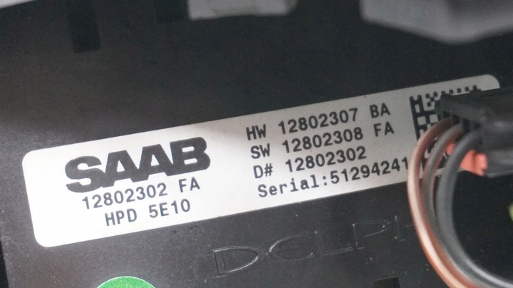 фото №6, Дисплей екран saab 9-3 93 ii 12802307