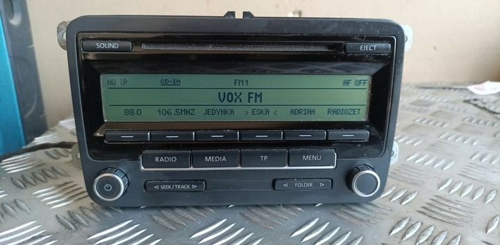 фото №1, Радио cd радиопроигрыватель rcd310 5p0035186b seat leon ii altea