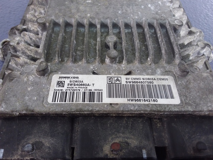 фото №4, Peugeot 807 2.0 hdi блок керування двигуна 9664807580