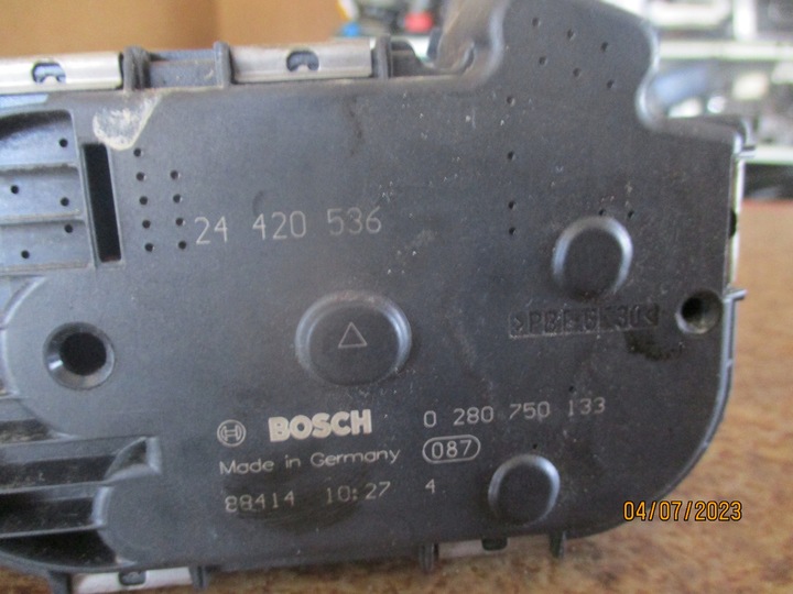 фото №5, Дроссельная заслонка opel corsa c d 1.0 1.2 1.4 24420536