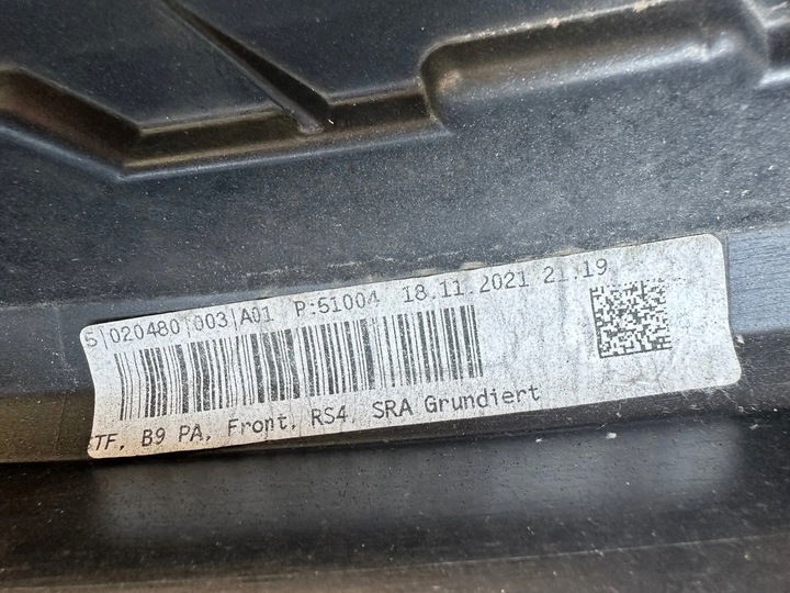 фото №7, Бампер audi rs4 b9 рестайлинг 2021 оригинал