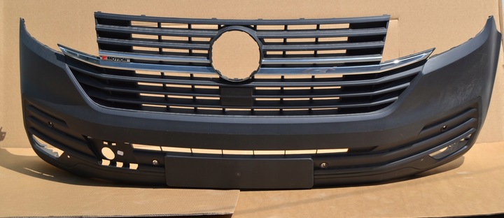 фото №9, Vw transporter t6 рестайлінг t6.1 бампер переднє перед хром 7la807221f